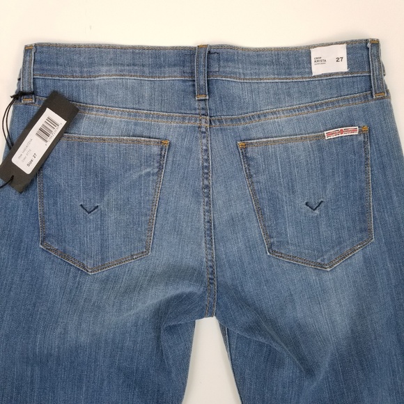 Hudson Crop Krista Super Skinny Distressed 27x27 - Picture 3 of 8